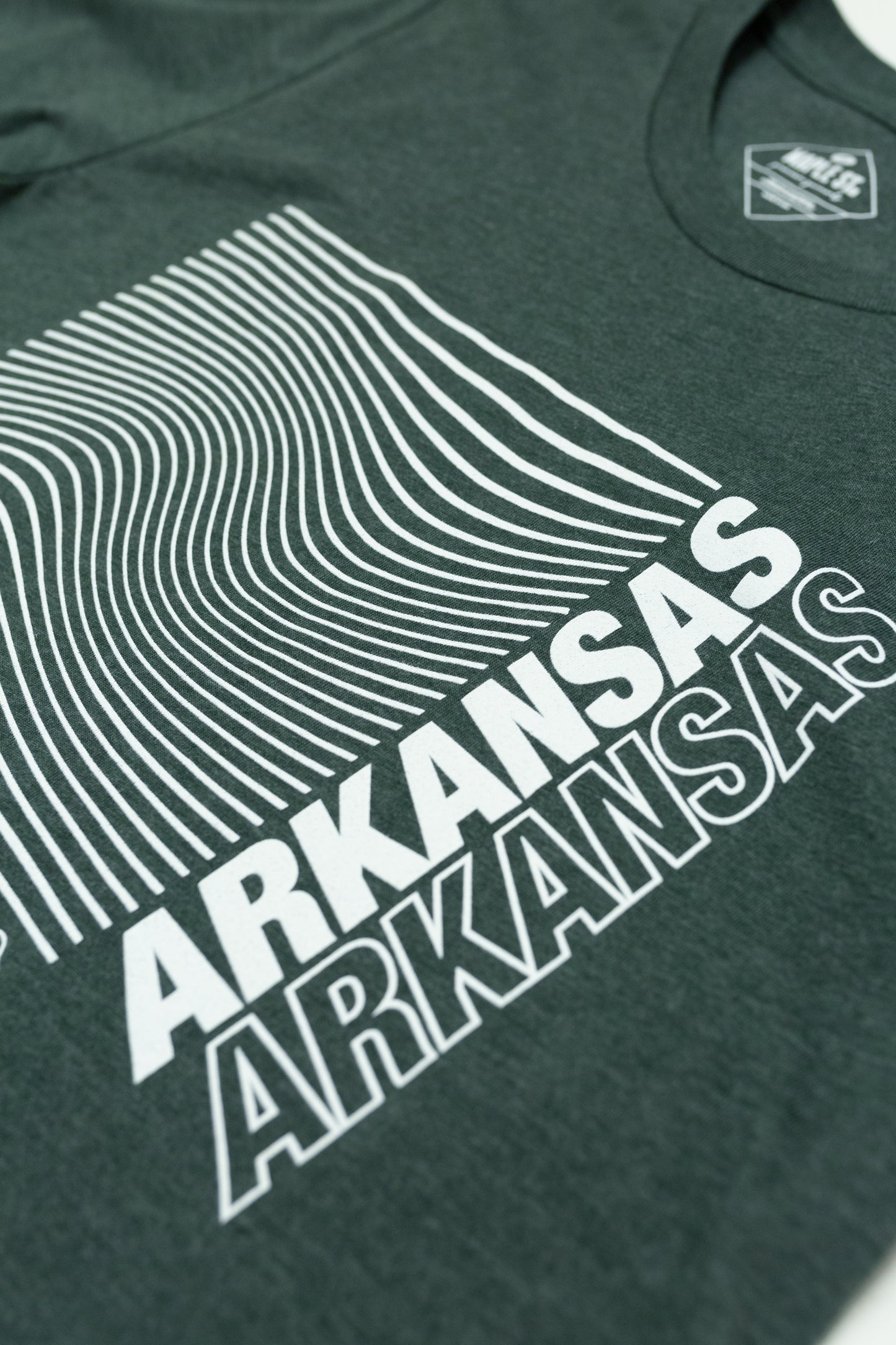 Wave Box SS Tee (Forest)