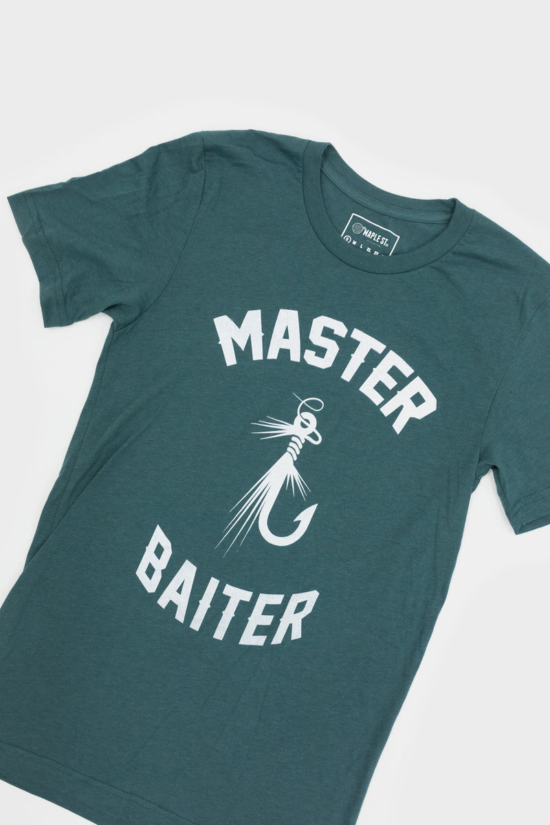 Master Baiter SS Tee (Forest) – Maple Street Co