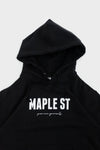 Maple St Hoodie (Black)