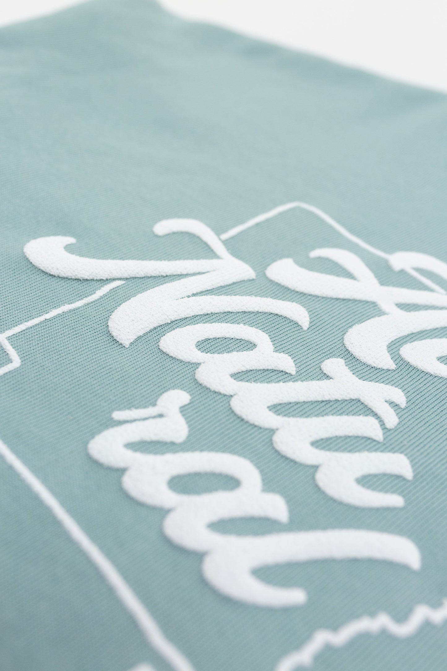 All Natural Cropped Sweatshirt (Sea Foam)