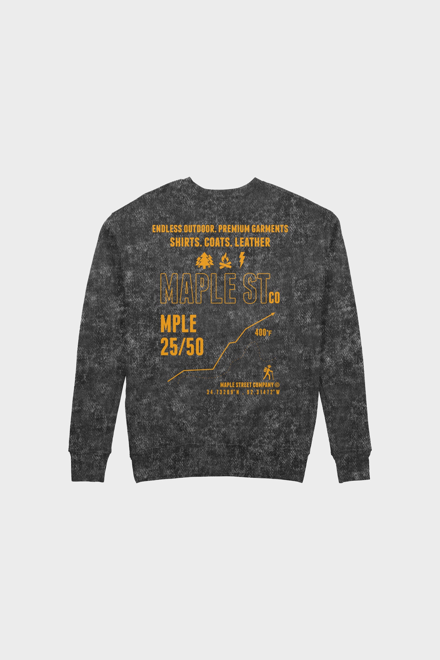 Maple St Crewneck (Mineral)