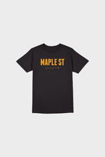 Maple St SS Tee (Black)