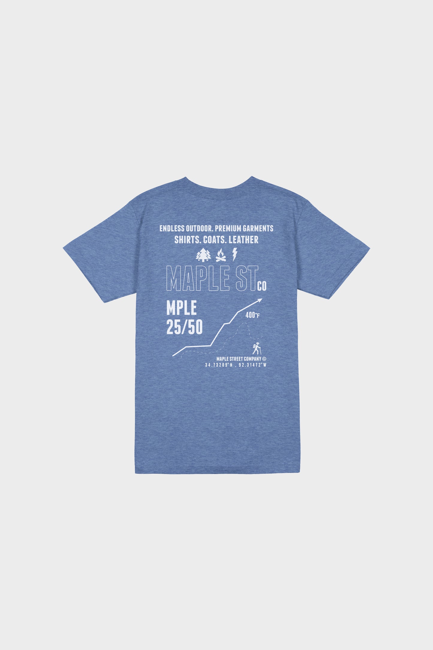 Maple St SS Tee (Denim)