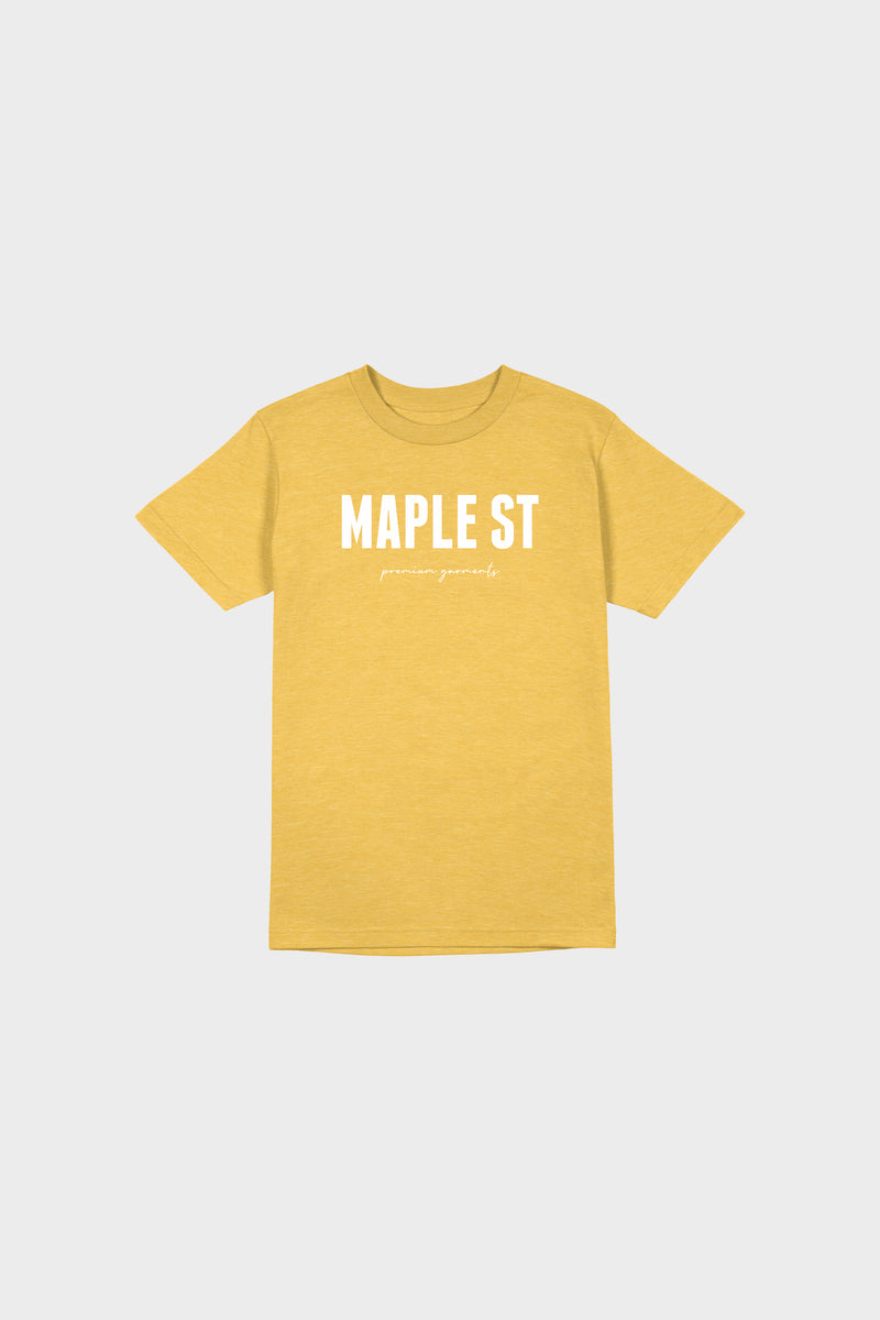 Maple St SS Tee (Wheat)