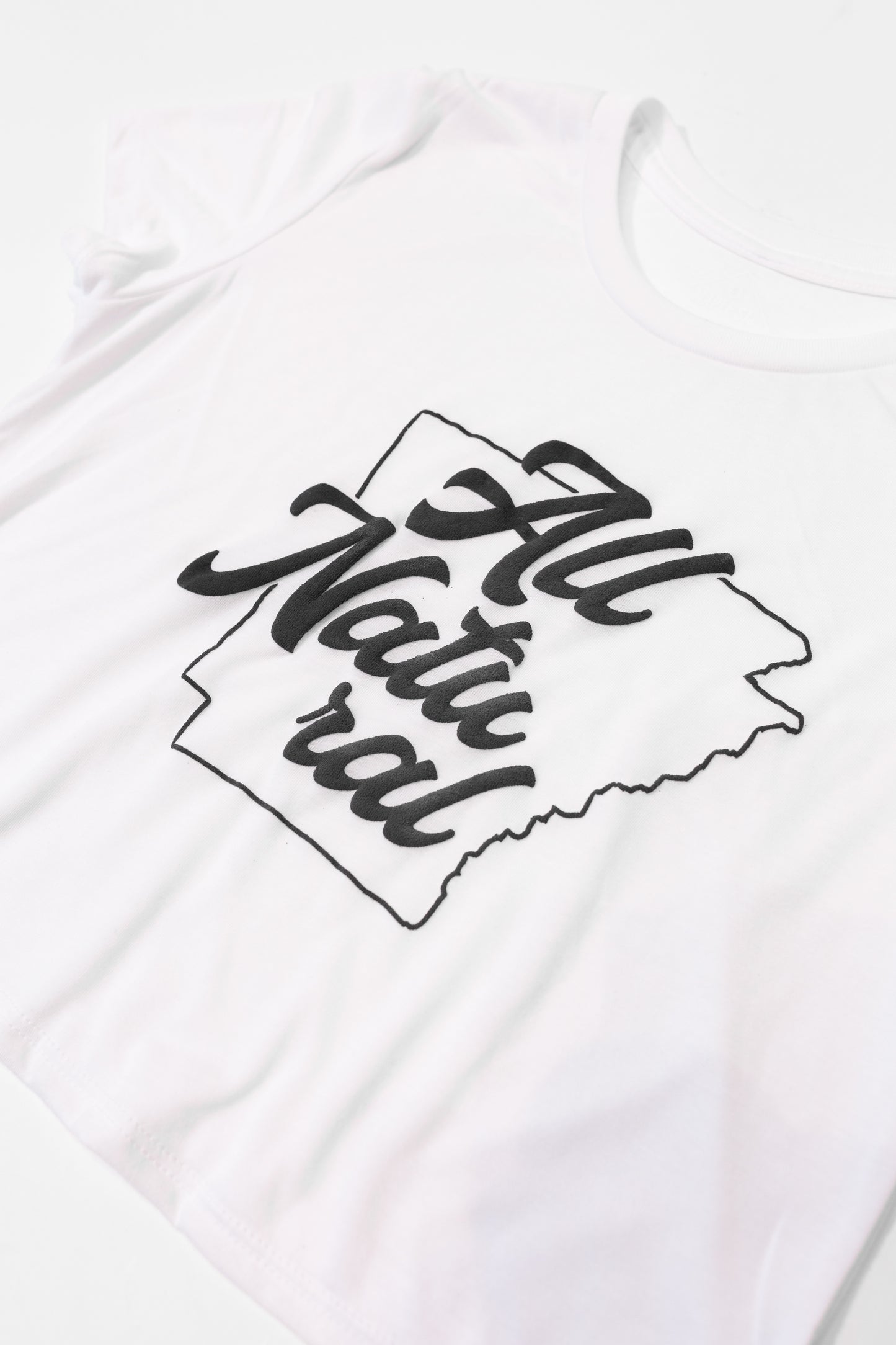 All Natural WMNS Crop Top (White)