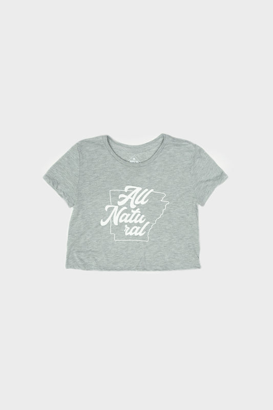 All Natural WMNS Crop Top (Heather Grey)