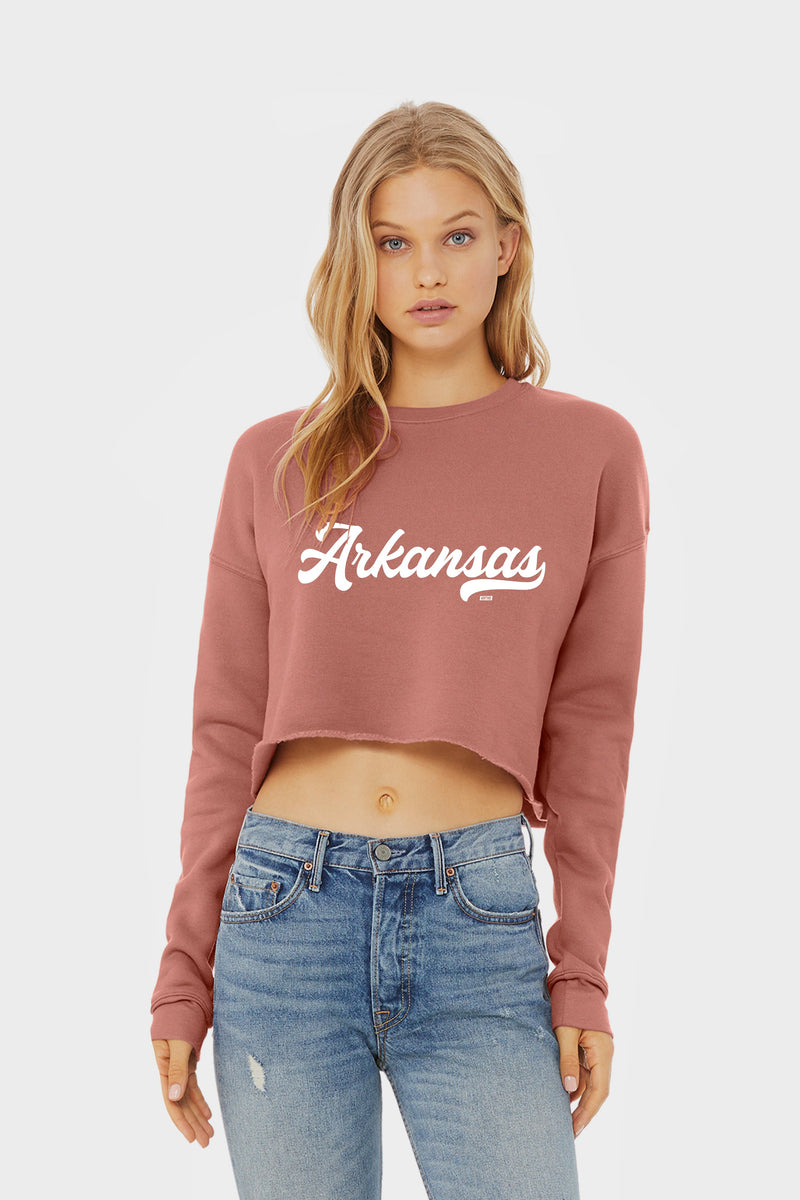 Domicile AR Cropped Sweatshirt (Muave)