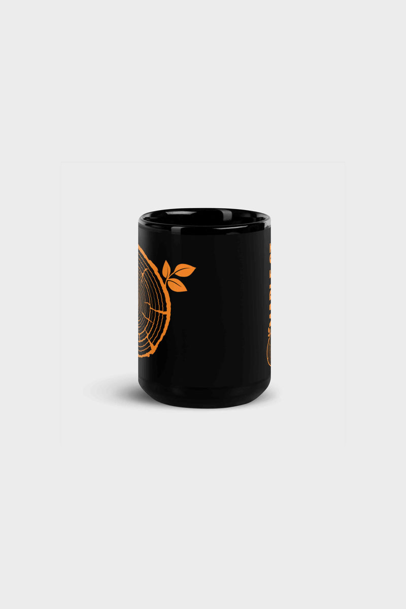 Old Maple Black Glossy Mug (Black)