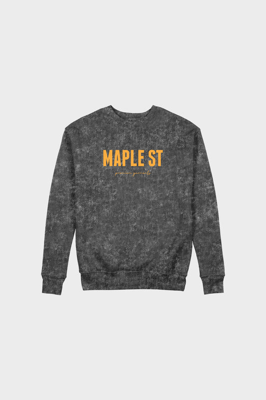 Maple St Crewneck (Mineral)