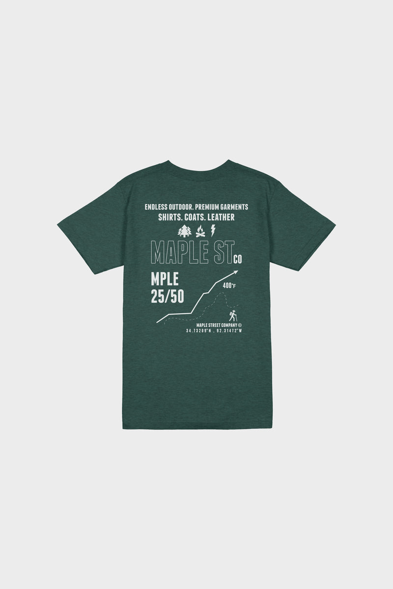 Maple St SS Tee (Forest)