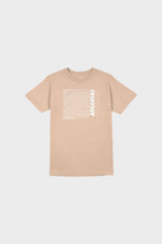 Wave Box SS Tee (Tan)