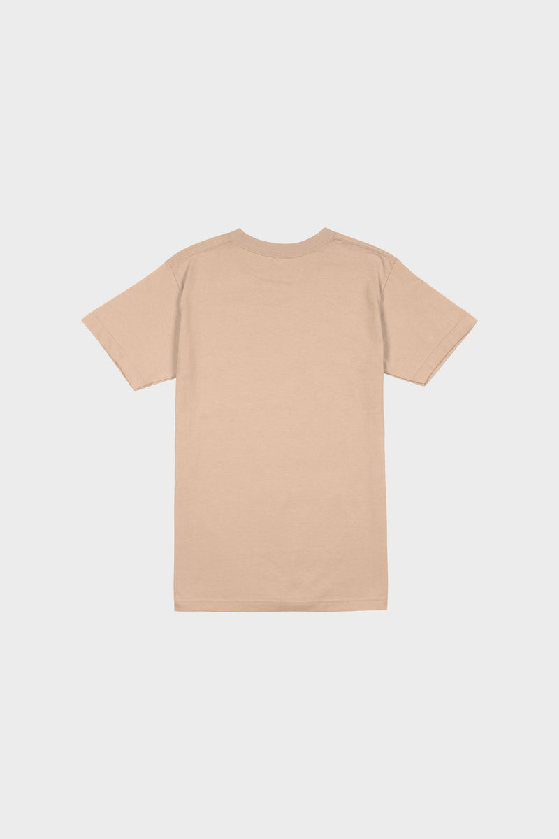 Wave Box SS Tee (Tan)