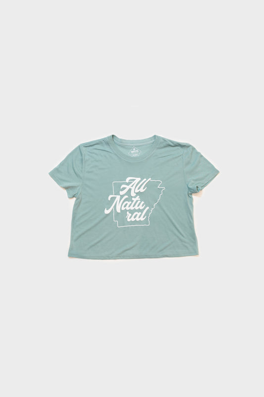 All Natural WMNS Crop Top (Seafoam)